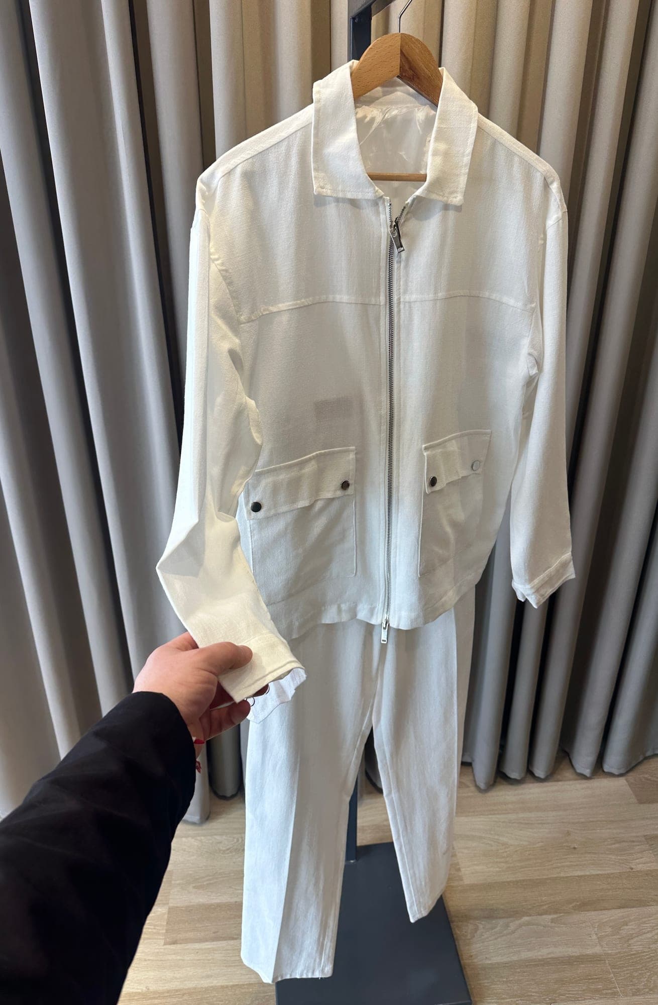 Alaçatı keten takım