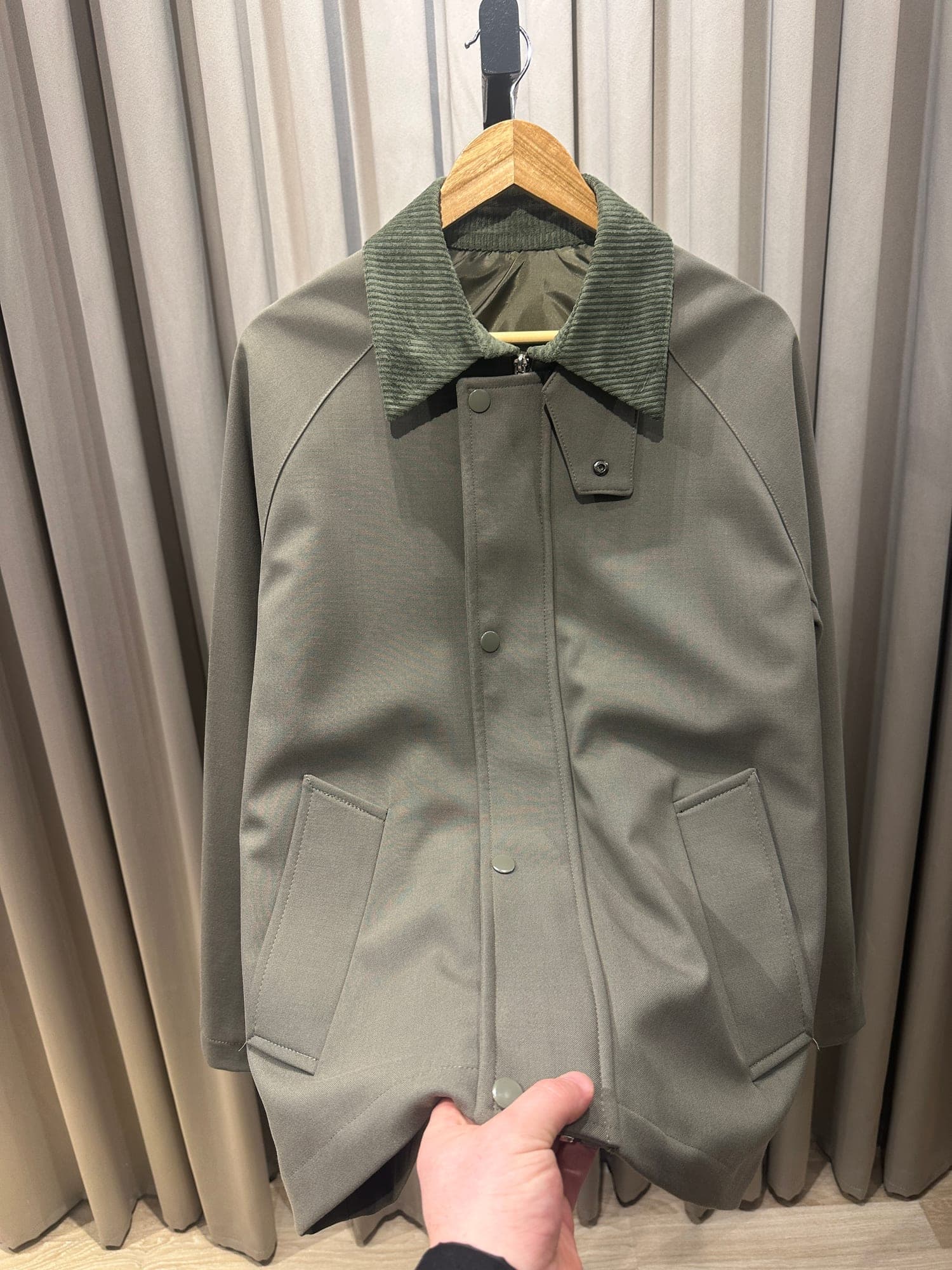 Orijinal Marka Muadili Ceket (Haki Yeşil)